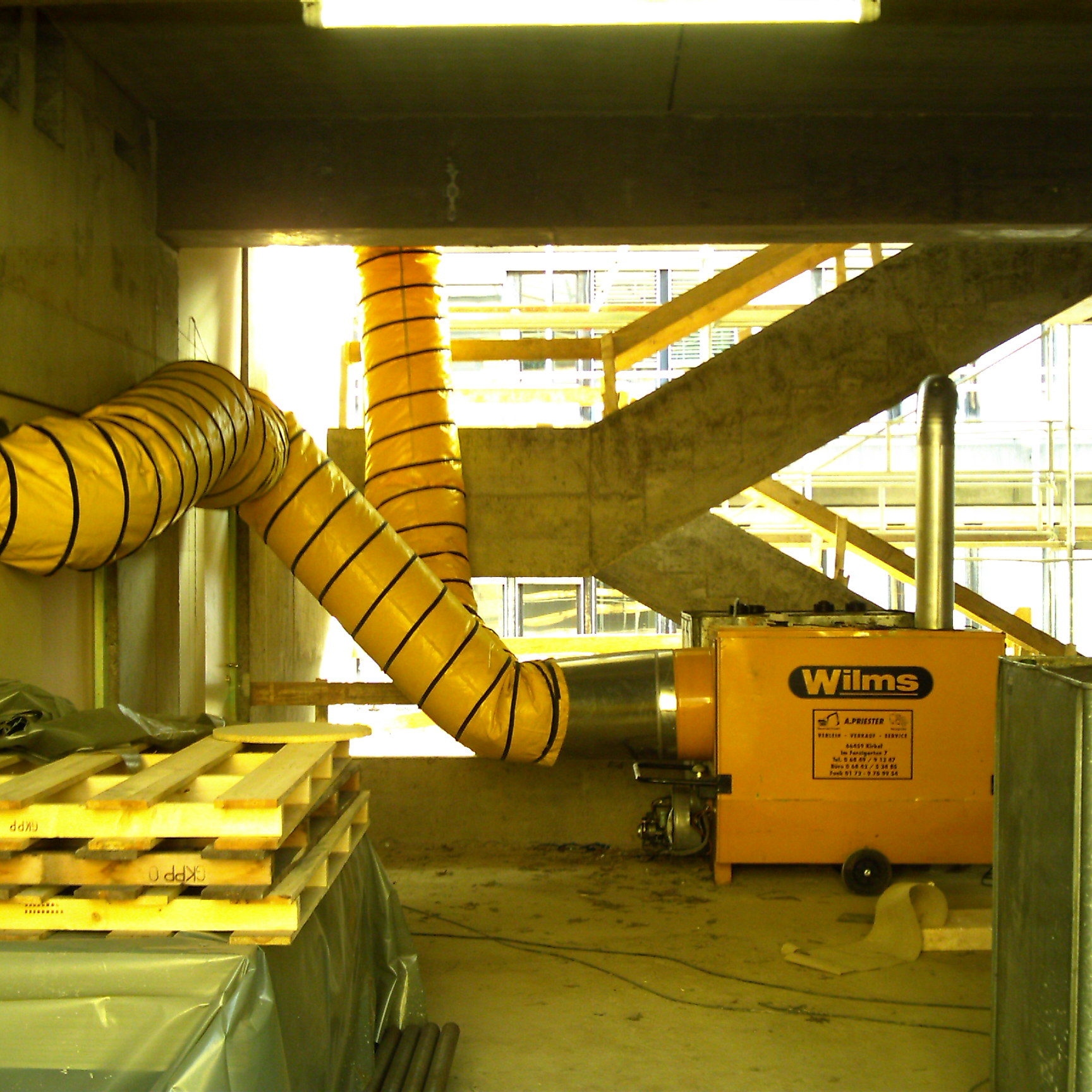 Baustellenheizer_Uni_SB_Neubau_2