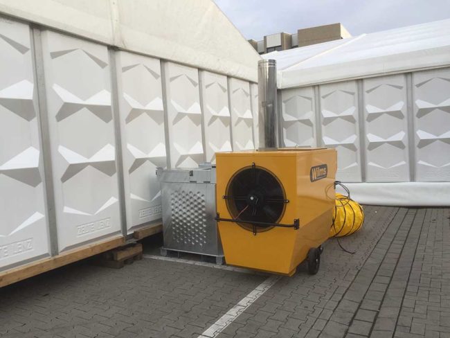 Herizgeräte mieten Saarland Heizgerät Priester GmbH Heizschlauch