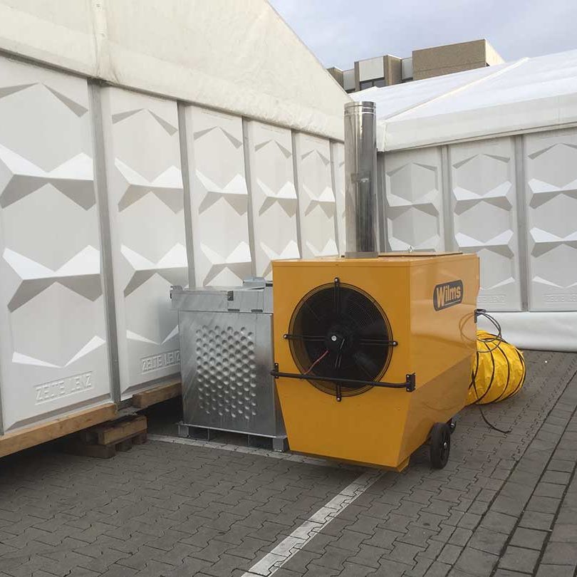 Herizgeräte mieten Saarland Heizgerät Priester GmbH Heizschlauch