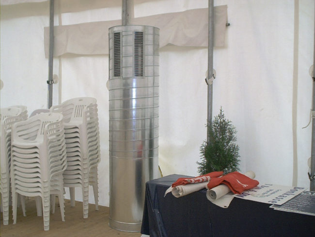 Zeltheizung_warmluftverteiler